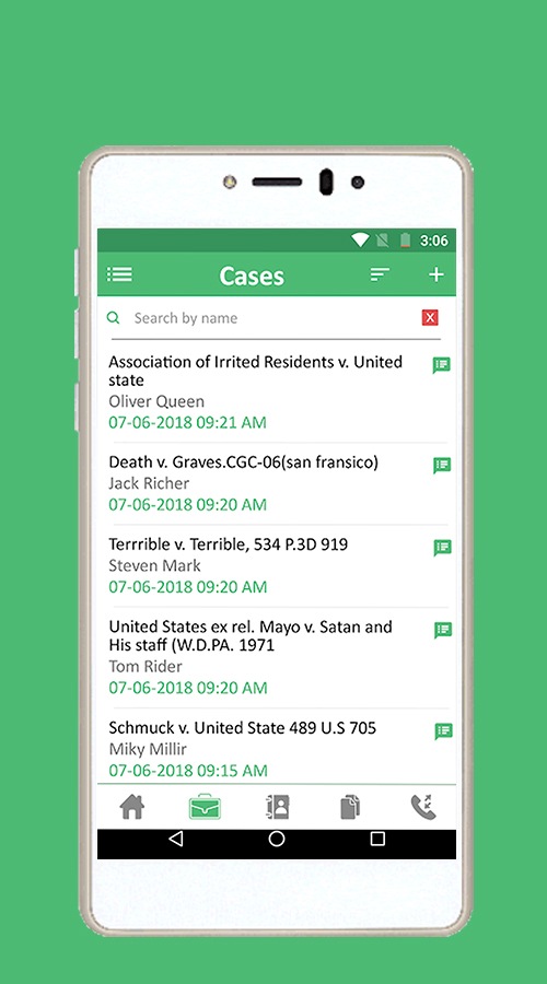 Case Management Mobile App for Lawyers screenshot 1
